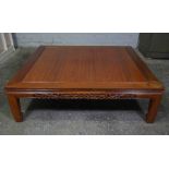 Chinese Style Hardwood Coffee Table, The Large Table of Low Form, 36cm high, 130cm wide