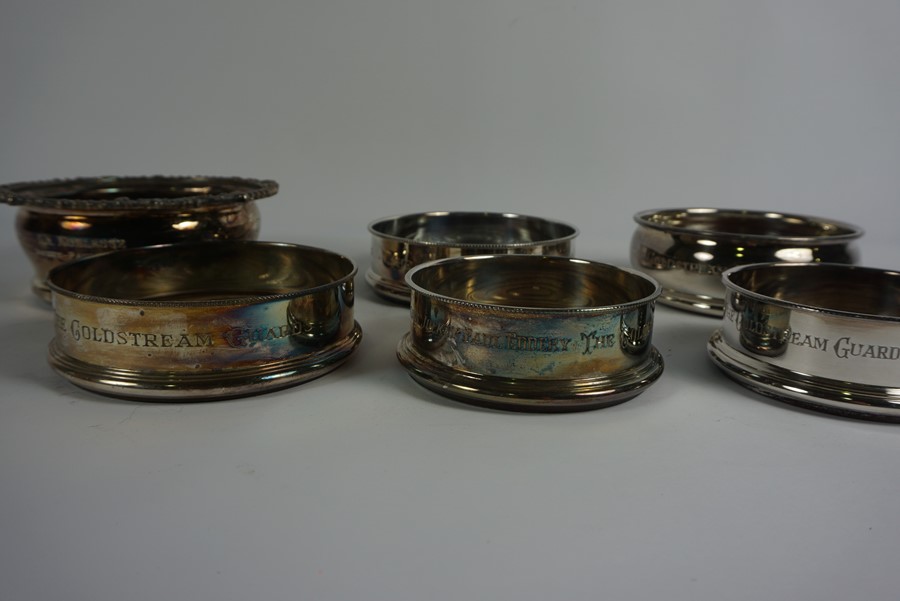 Six Victorian and Later Silver Plated Wine Slides, All Having Wood Lined Interiors, Some examples - Image 5 of 5