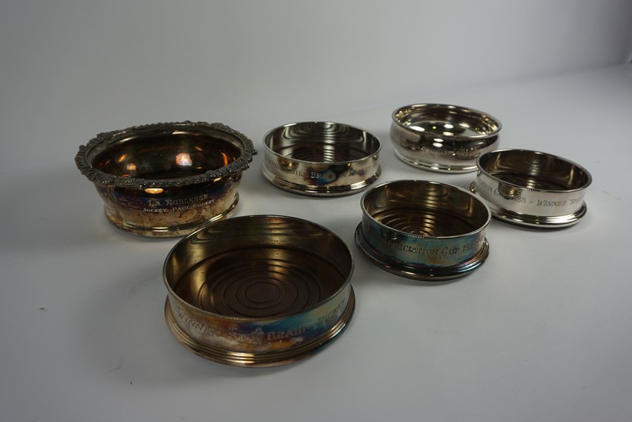 Six Victorian and Later Silver Plated Wine Slides, All Having Wood Lined Interiors, Some examples - Image 3 of 5