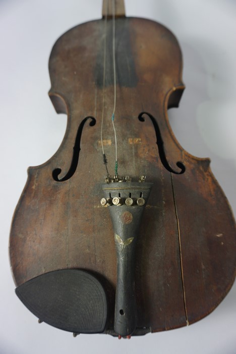 Antique Violin circa late 19th / early 20th century, Having Label to the interior for The Ruggeri - Image 14 of 23