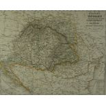 Justus Perthes, Map of Hungary, Gotha Justus Perthes marked to the base of Map, Dated 1863, 28.5cm x
