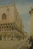 In the Manner of James Lawton Wingate "Doges Palace Venice" Watercolour, 34.5cm x 24.5cm