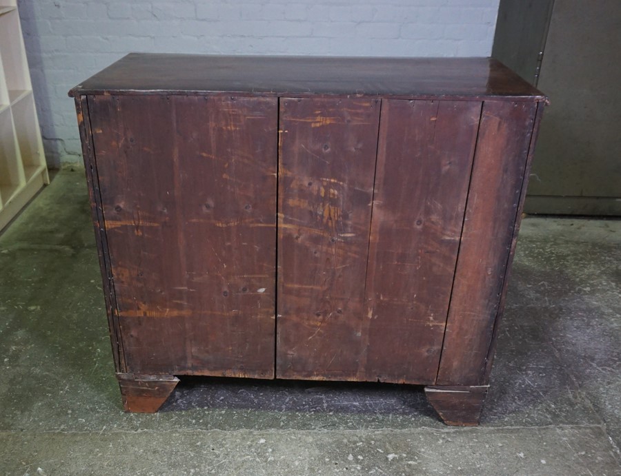 George III Mahogany Chest of Drawers, Having four long Graduated Drawers, Raised on Bracket Feet, - Image 3 of 19