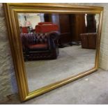 Modern Gilt Framed Wall Mirror, 94cm high, 119cm wide