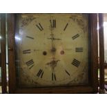 Rutherford Jedburgh, Georgian Oak Cased Longcase Clock, Having a Painted Dial with two Subsidiary