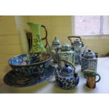 Quantity of Oriental Porcelain, To include Porcelain Tea Pots from Thailand, circa Mid 20th century,