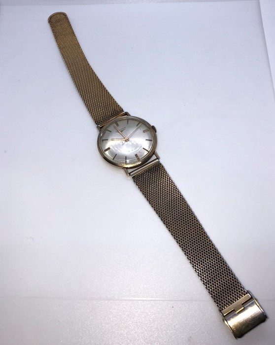 Longines 9ct Gold Gents Automatic Wristwatch, circa 1960s, The Silvered Dial Having Baton Markers, - Image 6 of 6