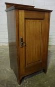 Mahogany Bedside Locker, circa early 20th century, Having a Door enclosing a Shelved interior,