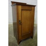 Mahogany Bedside Locker, circa early 20th century, Having a Door enclosing a Shelved interior,