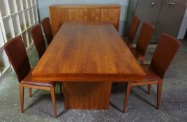 Barker & Stonehouse Hardwood Dining Room Suite, Comprising of a Dining Table, Sideboard and Six