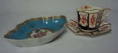 Quantity of Decorative China, To include a Victorian Moustache Cup and Saucer by Wilkinson, Lladro