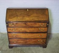 George III Mahogany Writing Bureau, circa late 18th / early 19th century, Having a Fall Front