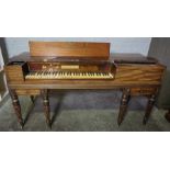 Muirwood & Co, Regency Mahogany and Rosewood Banded Square Piano, circa early 19th century, Raised