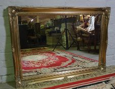 Gilt Framed Wall Mirror, 75cm high, 107cm wide