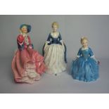 Royal Doulton Top o the Hill Figurine, HN 1049, 19cm high, Also with two other Royal Doulton