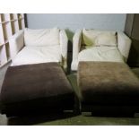 Modern Three Piece Lounge Suite, Comprising of a Large three Seater Sofa, With a pair of Matching