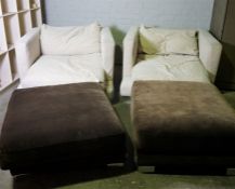 Modern Three Piece Lounge Suite, Comprising of a Large three Seater Sofa, With a pair of Matching