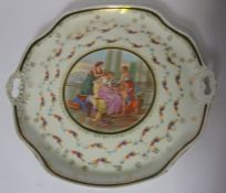 Mixed Lot of Porcelain and Ceramics, To include an Austrian Porcelain Tray, Pair of Japanese Satsuma