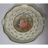 Mixed Lot of Porcelain and Ceramics, To include an Austrian Porcelain Tray, Pair of Japanese Satsuma