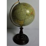 George Phillips & Son Ltd London, Phillips British Empire Terrestrial 8 inch Desk Globe, circa