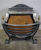 Art Deco Style Electric Fire, 63cm high, 59cm wide, 26cm deep