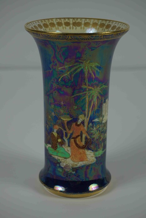 Wiltshaw & Robinson for Carlton Ware "Persian" Lustre Vase, Of Cylindrical form, Decorated with