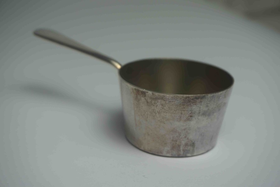 Set of Six Silver Plated Brandy Pans, 3cm high, 10cm long, (6) - Image 2 of 3