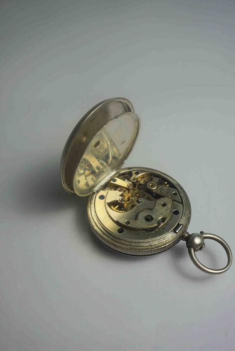 Longines Silver Cased Pocket Watch, Having A Subsidiary Seconds Dial, Stamped Baume Longines to - Image 2 of 3