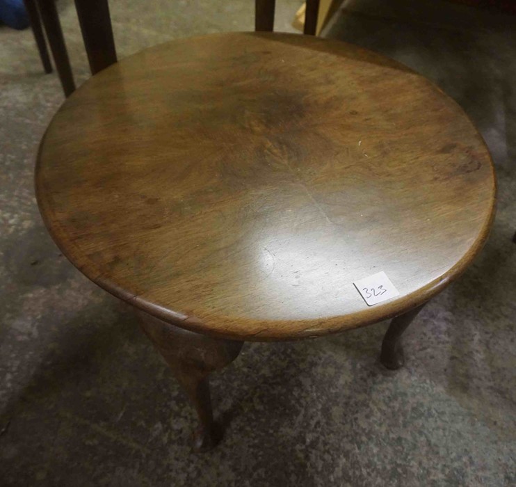 Stained Wood Demi Lune Side Table, 74cm high, 100cm wide, Also with a Coffee Table, (2) - Image 3 of 3
