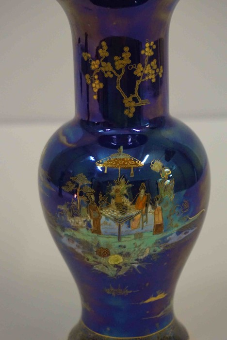 Pair of Carlton Ware "Chinaland" Lustre Vases, Of Baluster form, Decorated with Enamel and Gilded - Image 12 of 12