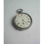 Kendal & Dent, Victorian Silver Cased Pocket Watch, Having a Subsidiary Seconds Dial