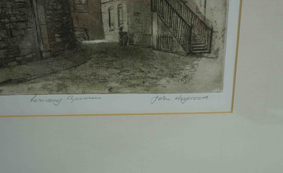 John Heywood (Scottish) "Ramsay Gardens" Signed Limited Edition Print, No 2 of 50, Signed in Pencil, - Image 3 of 4