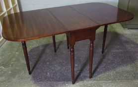 Reproduction Drop Leaf Table, 76cm high, 156cm long, 91cm deep