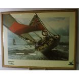 "Velsheda" Boat Race Print, 47cm x 66.5cm