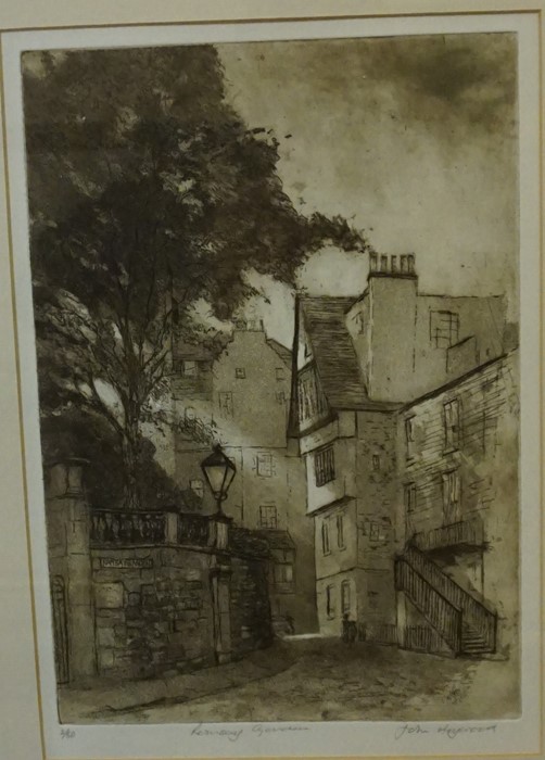 John Heywood (Scottish) "Ramsay Gardens" Signed Limited Edition Print, No 2 of 50, Signed in Pencil, - Image 5 of 6