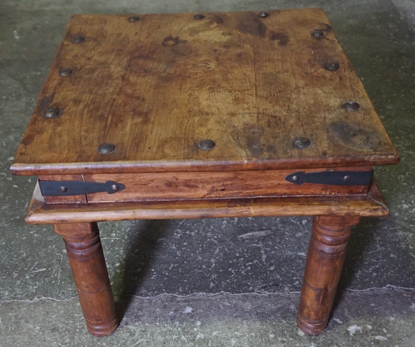 Indonesian Hardwood Coffee Table, 51cm high, 61cm wide