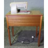 Singer Table Sewing Machine, 79cm high, 48cm wide