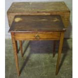 Regency Style Side Table, Having label to the underside for Hoults Ltd Depositories, 70cm high, 59cm