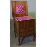 Vintage Sewing Table, 53cm high, 38cm deep