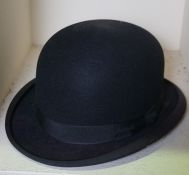 Gents Bowler Hat, Retailed by Carswell of Glasgow, Internal Dimensons 15cm