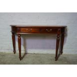 Hardwood Hall Table, 78cm high, 140cm wide, 46cm deep