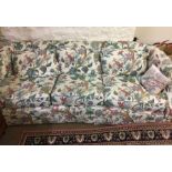 Upholstered Three Seater Sofa, 68cm high, 220cm wide