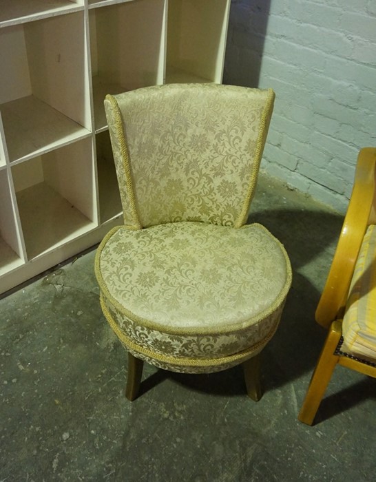 Three Assorted Chairs, 80cm high, Also with a Stool, (4) - Image 2 of 4