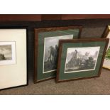 Six Assorted Prints, To include a Print of Jedburgh Abbey, (6)