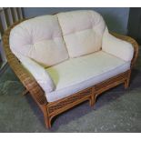 Wicker Sofa, 90cm high, 146cm wide