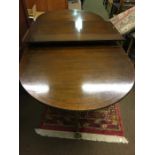 Reproduction Mahogany Twin Pedestal Dining Table, Having an Additional Leave, 77cm high, 184cm long,
