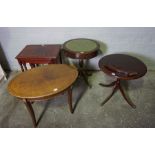 Three Reproduction Occasional Tables, Also with a Nest of Tables, (a lot)