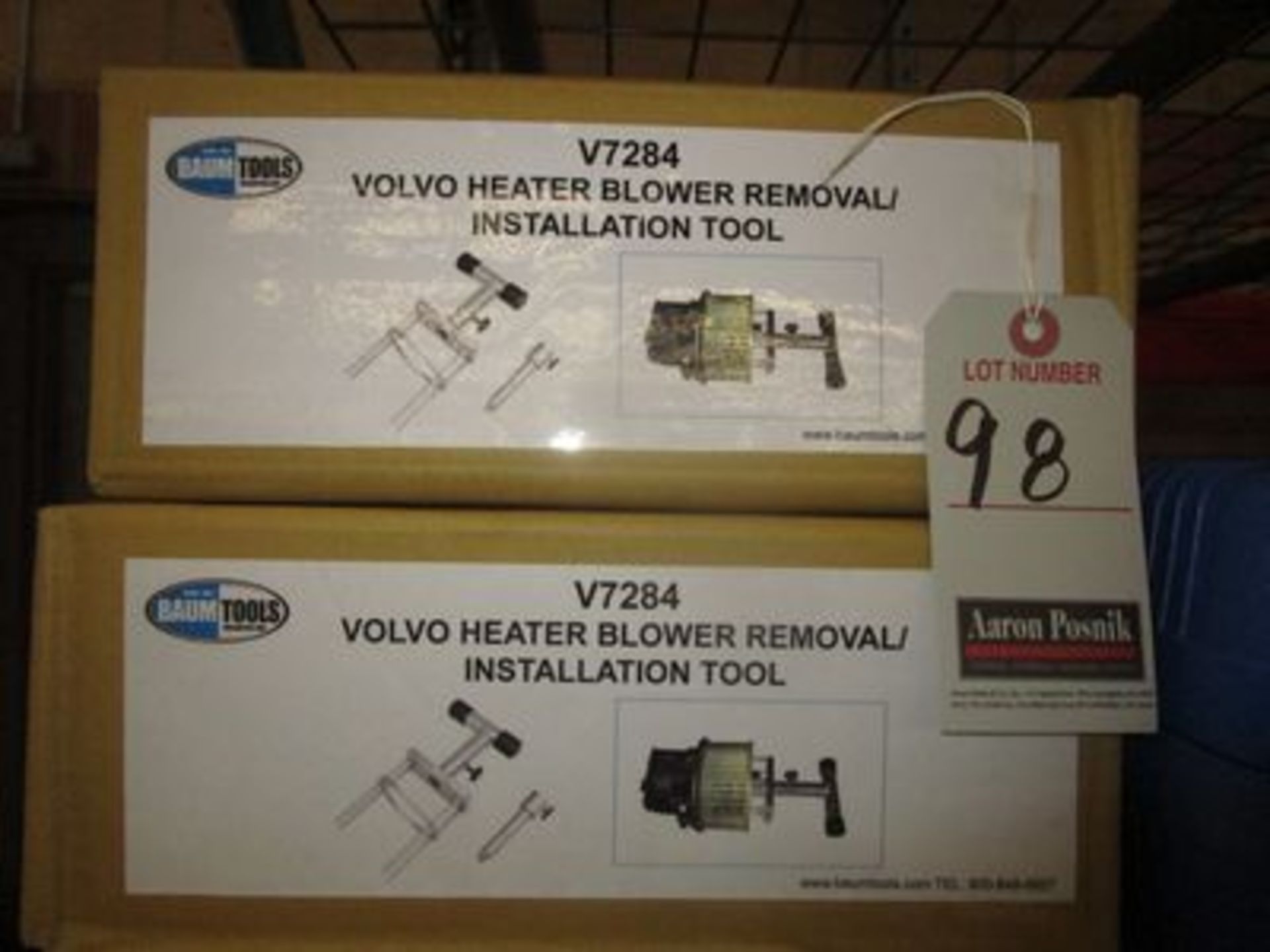 BAUM VOLVO V7284 HEATER BLOWER REMOVAL/INSTALL TOOL KITS