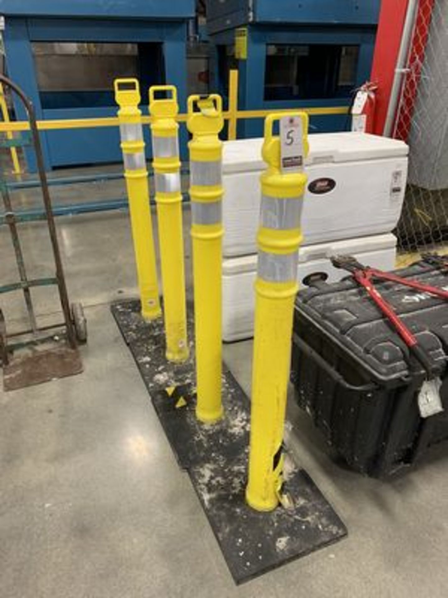 POLY SAFETY STANCHIONS