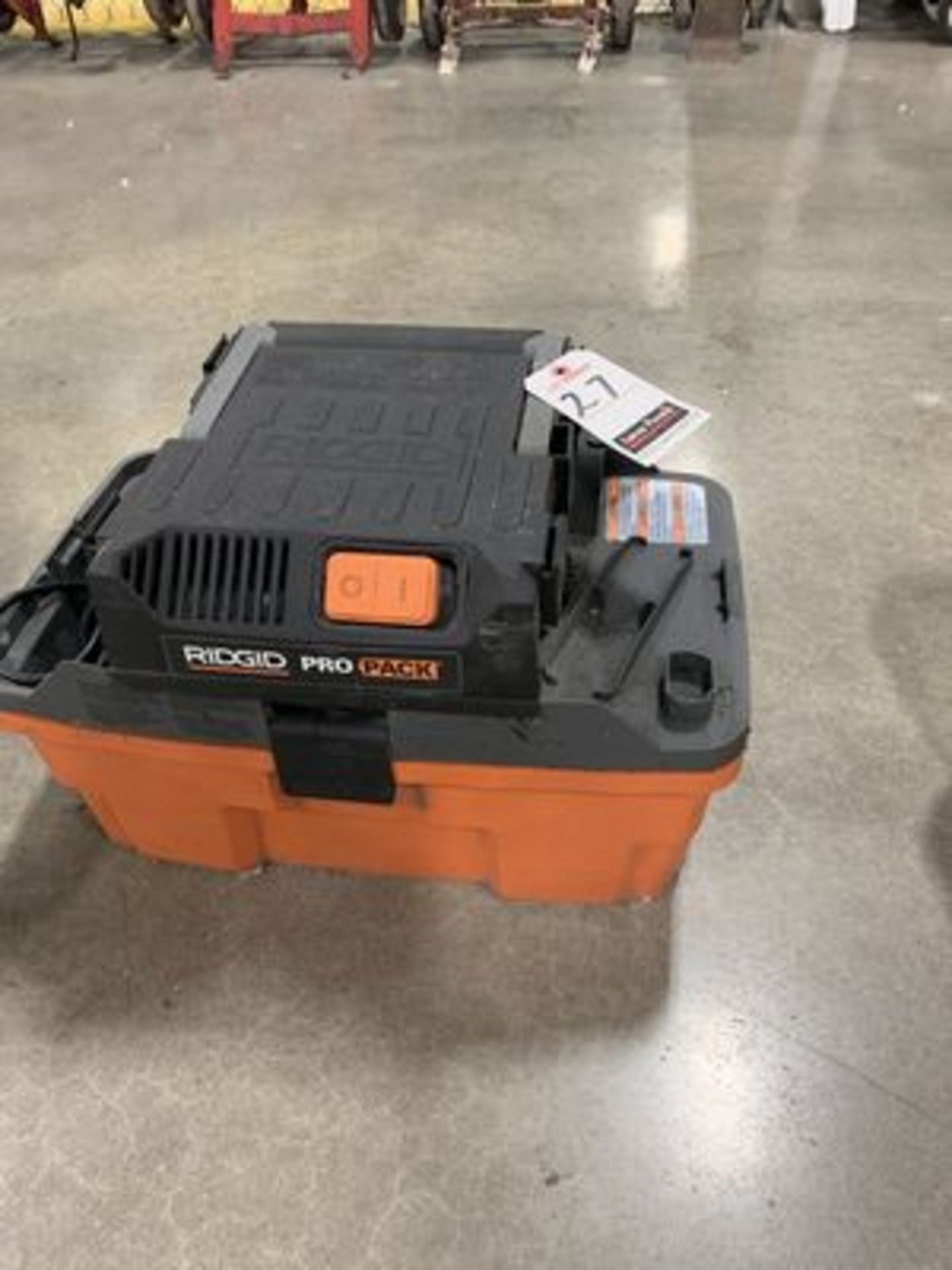 RIDGID PORT. PRO PACK VAC.